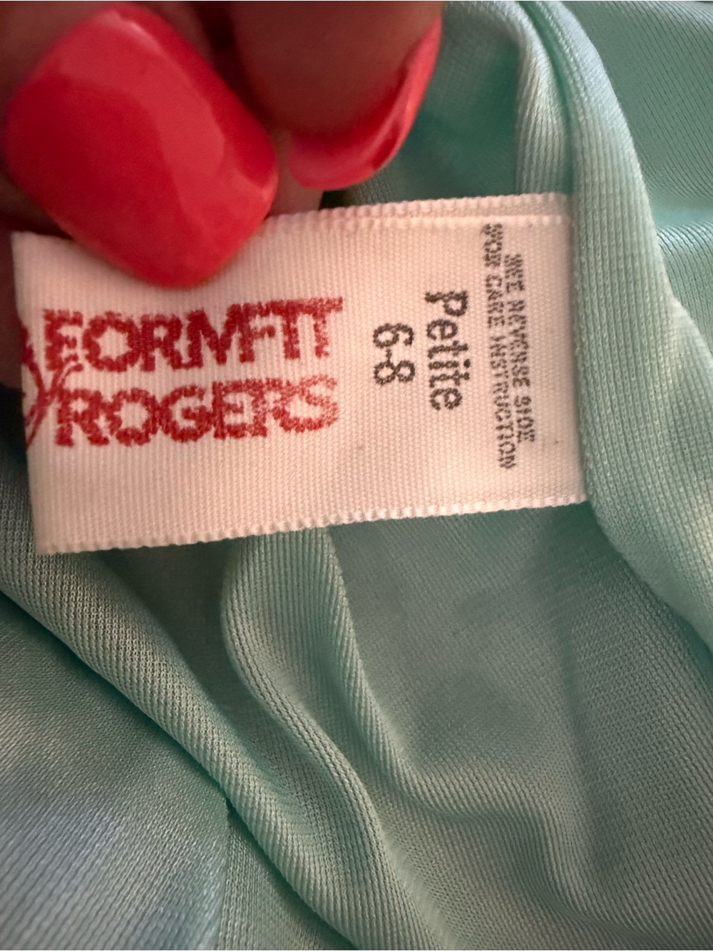 Vintage Formfit Rogers Emerald Green Quilted Duster Robe Petite M Made USA 80s - Picture 5 of 8